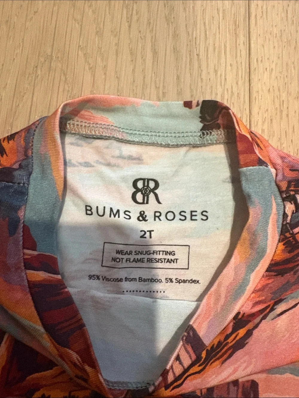 NWOT Bums and Roses Desert Print